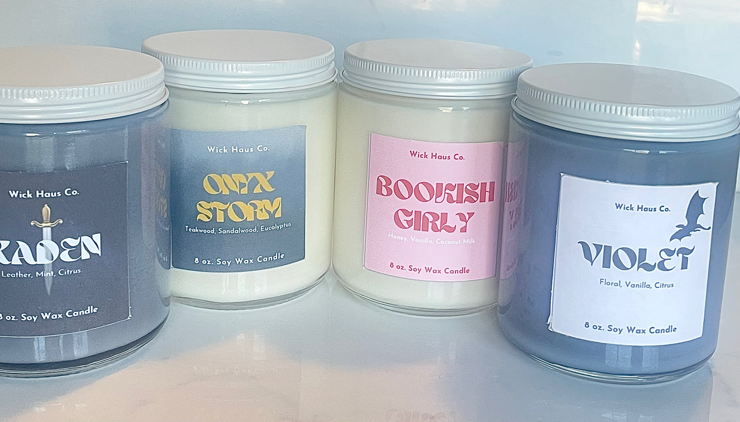Xaden (Fourth Wing) Candle