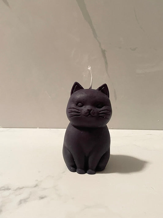 Large Kitty Candle