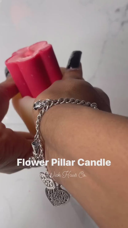 Flower Pillar Candle